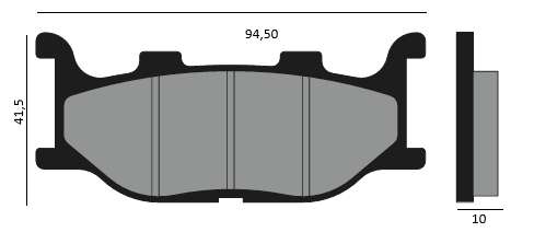 Braking pads Sintered Italjet