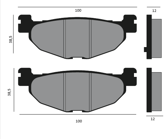Braking pads SINT. Yamaha