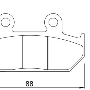 Pads Sets Sint Madison 3 rearter.06-09