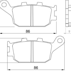 Braking Pads Honda Forza 250