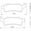 Braking pads Honda Foresight 250