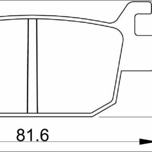 Serie Pastiglie freno  Honda SH 300 post