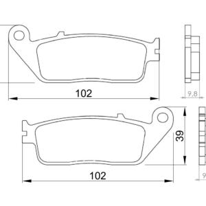 Serie Pastiglie Honda SilverWing400 post