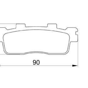 Pads Sets Sint Kymco Downtown 125 2010