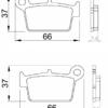 Braking pads People S 250- 2007