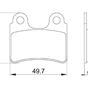 Braking pads Beta RV 3 -270