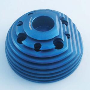 Testa PUFFO d.57 Integrale foro candela centrale per Vespa ET3