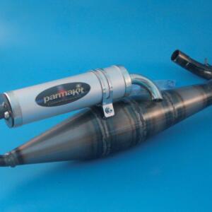 Marmitta Piaggio Sfera sil.alluminio ERM