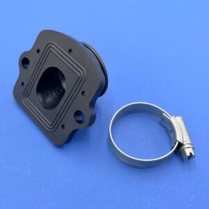 Collettore dritto in gomma speciale -Piaggio Zip carburatori 21x25