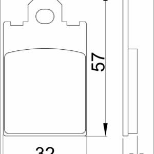 Coppia Pastiglie freno PIAGGIO Free