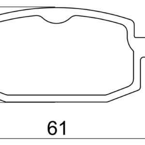 Braking pads Italjet Bazooka