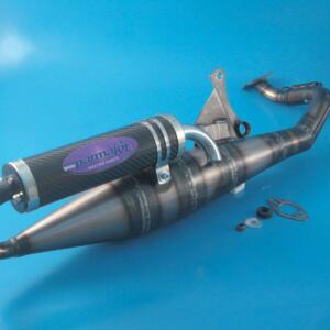 Marmitta Yamaha Aerox sil. carbon.- ERM