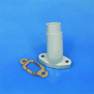 Colletttore asp. ZUNDAPP d17x23 Lungh.80mm  inclinato 25°