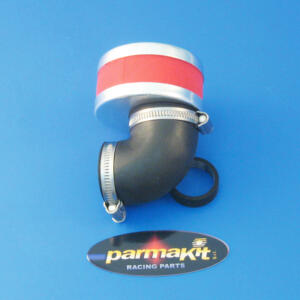 Filtro aria a 90°per carburatori d. 17.5-19-21-24 -25-rosso