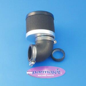 Filtro aria a 90° per carburatori d.28 - nero