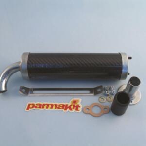 Silenziatore in Fibra di carbonio 60x200 d22 marmitta ERM