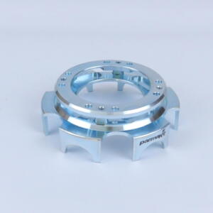 Aluminum basket + flexible couplings