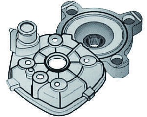 Testa completa KTM LC d.39